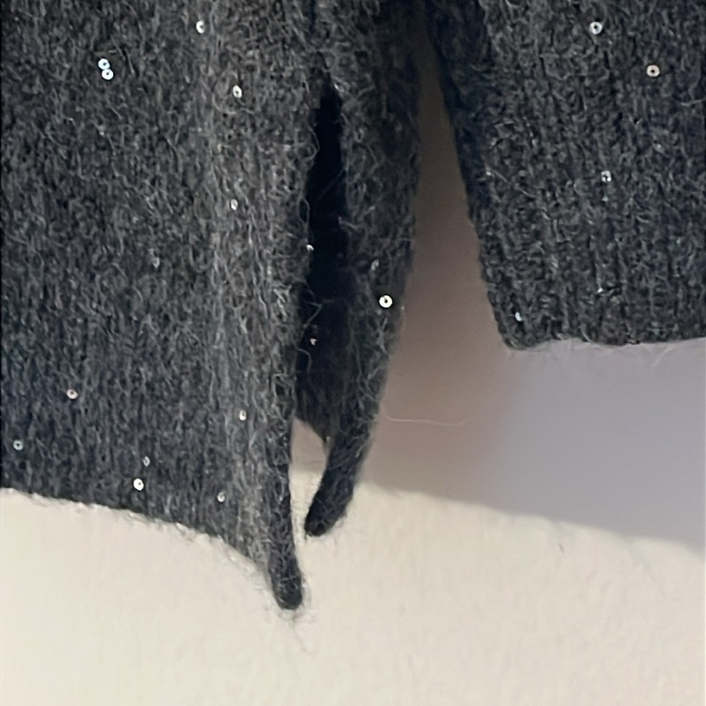 Soft Surroundings | New Fair Isle Seelie sweater Womens size L sequins soft cozy - Picture 5 of 9